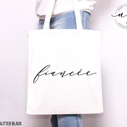 Fiancee Tote | Future Mrs Canvas Bag | Engagement..
