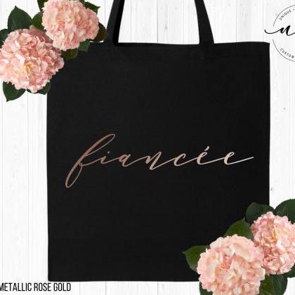 Fiancee Tote | Future Mrs Canvas Bag | Engagement..