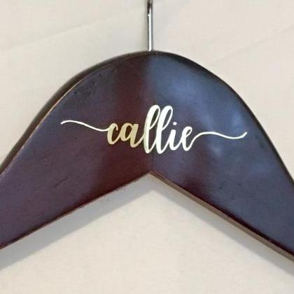 Double Personalized Hangers | Dress Hanger | Name..