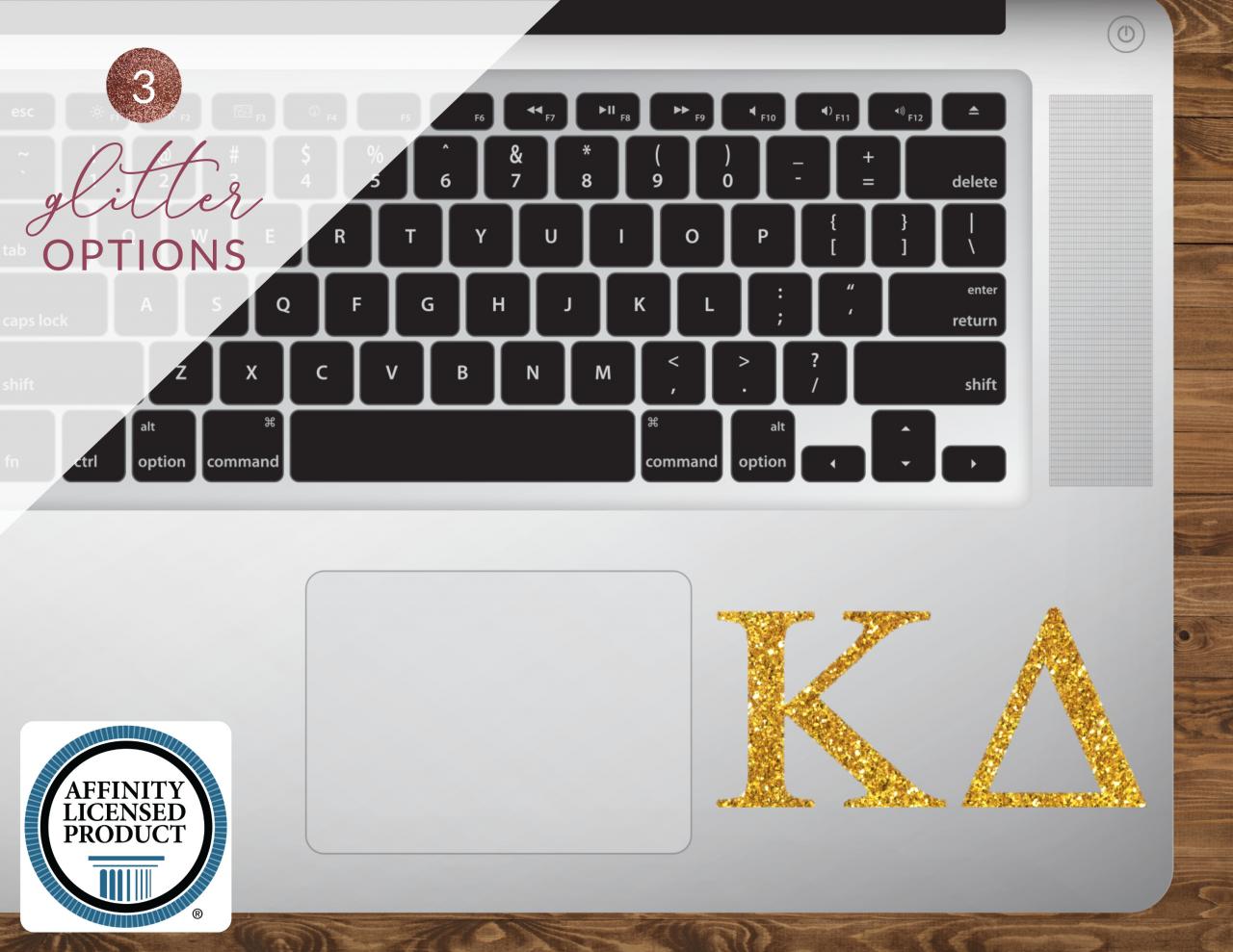 Greek Letter Vinyl Decal | Many Sizes | Fraternity Decal | Sorority Decal | Car Decal | Laptop Decal | Outdoor Vinyl | Foil Glitter Options