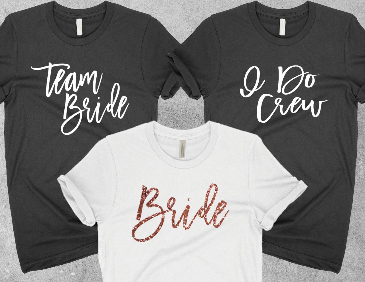 Bridesmaid Shirts, Bridal Party Shirts, Maid Of Honor, Bachelorette Party Shirts, Bridesmaid Proposal, Bridesmaid Gift, Squad, I Do Crew